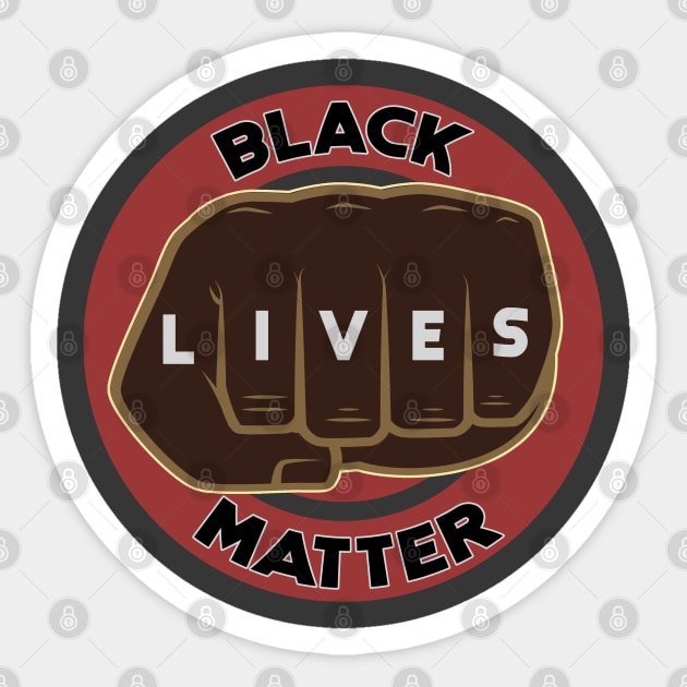 Black Lives Matter Sticker by Be Scintilla